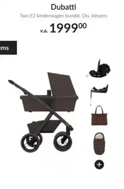 Babypark Dubatti Two E2 kinderwagen bundel. aanbieding