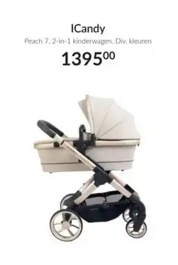 Babypark ICandy Peach 7, 2-in-1 kinderwagen. aanbieding