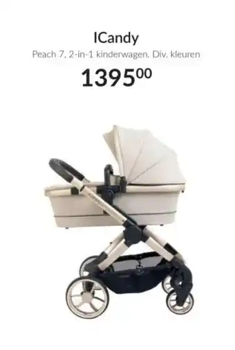 Babypark ICandy Peach 7, 2-in-1 kinderwagen. aanbieding