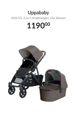 Babypark Uppababy Vista V3, 2-in-1 kinderwagen. aanbieding