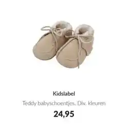 Babypark Kidslabel Teddy babyschoentjes. aanbieding