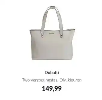 Babypark Dubatti Two verzorgingstas. aanbieding