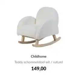 Babypark Childhome Teddy schommelstoel aanbieding