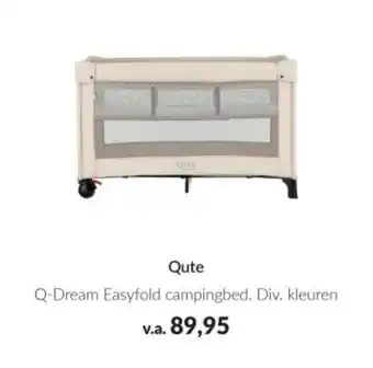 Babypark Qute Q-Dream Easyfold campingbed. aanbieding