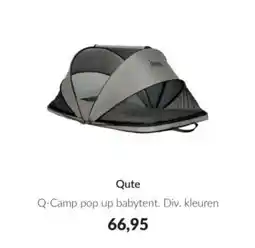 Babypark Qute Q-Camp pop up babytent. aanbieding