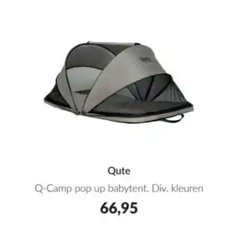 Babypark Qute Q-Camp pop up babytent. aanbieding