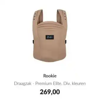 Babypark Rookie Draagzak Premium Elite. aanbieding