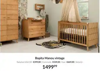 Babypark Bopita Manou vintage aanbieding