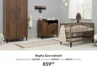 Babypark Bopita Zara walnoot aanbieding