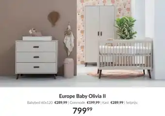 Babypark Europe Baby Olivia II aanbieding
