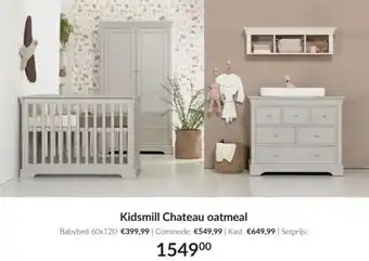 Babypark Kidsmill Chateau oatmeal aanbieding