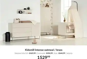Babypark Kidsmill Intense oatmeal / brass aanbieding