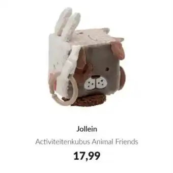 Babypark Jollein Activiteitenkubus Animal Friends aanbieding