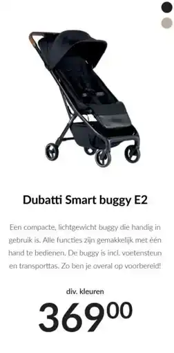 Babypark Dubatti Smart buggy E2 aanbieding