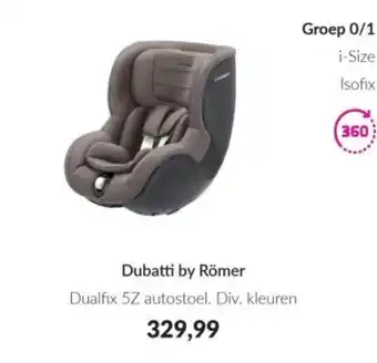 Babypark Dubatti by Römer Dualfix 5Z autostoel. aanbieding