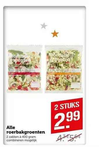 CoopCompact Alle Roorbakgroenten aanbieding