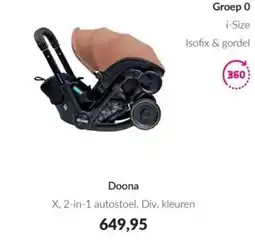 Babypark Doona X, 2-in-1 autostoel. aanbieding