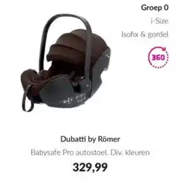Babypark Dubatti by Römer Babysafe Pro autostoel. aanbieding