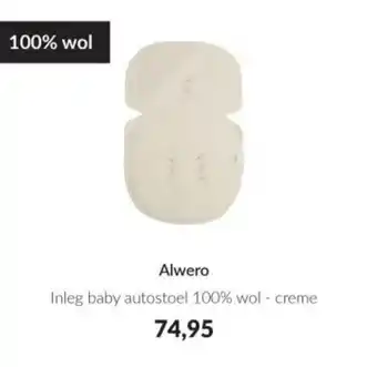 Babypark Alwero Inleg baby autostoel aanbieding