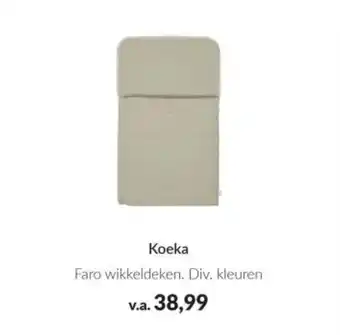 Babypark Koeka Faro wikkeldeken. aanbieding