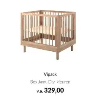 Babypark Vipack Box Jaxx. aanbieding