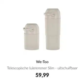Babypark We-Too Telescopische luieremmer Slim aanbieding