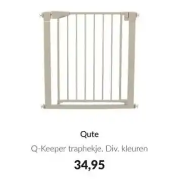 Babypark Qute Q-Keeper traphekje aanbieding