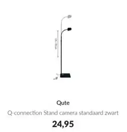 Babypark Qute Q-connection Stand camera standaard zwart aanbieding