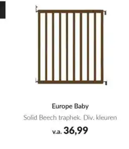 Babypark Europe Baby Solid Beech Europe Baby Solid Beech traphek. Div. kleuren v.a. 36,99 aanbieding