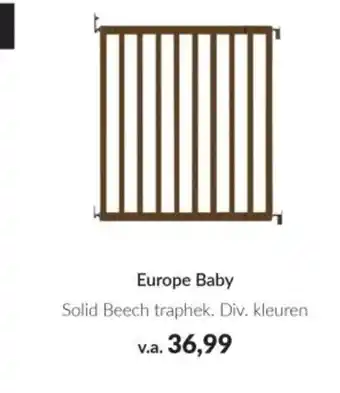 Babypark Europe Baby Solid Beech Europe Baby Solid Beech traphek. Div. kleuren v.a. 36,99 aanbieding