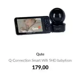 Babypark Qute Q-Connection Smart Wifi 5HD babyfoon aanbieding