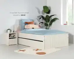 Babypark Europe Baby Track bed oatmeal aanbieding