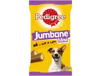 Hoogvliet Pedigree Jumbone mini lam en kip aanbieding