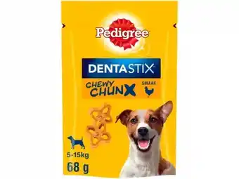 Hoogvliet Pedigree Chewy chunx kip mini aanbieding