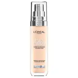 Kruidvat L Oréal Paris True Match 1.R/1.C Rose Ivory Foundation aanbieding
