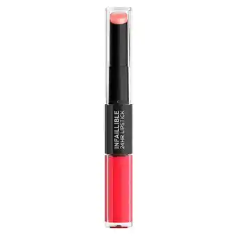 Kruidvat L'Oréal Paris Infaillible 24H 701 Captivated By Cerise Lipstick aanbieding