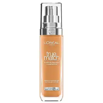 Kruidvat L'Oréal Paris True Match 8.W Golden Cappuccino Foundation aanbieding