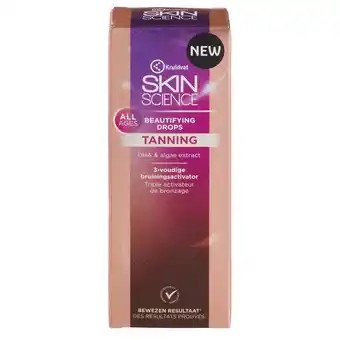 Kruidvat Kruidvat Skin Science Tanning Beautifying Drops aanbieding