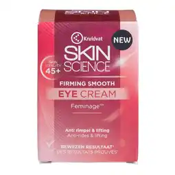 Kruidvat Kruidvat Skin Science Firming Smooth 45+ Eye Cream aanbieding