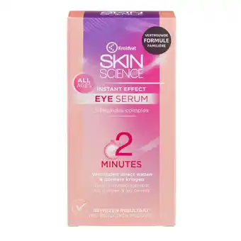 Kruidvat Kruidvat Skin Science Instant Effect Eye Serum aanbieding