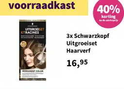 Plein.nl 3x Schwarzkopf Uitgroeiset Haarverf aanbieding