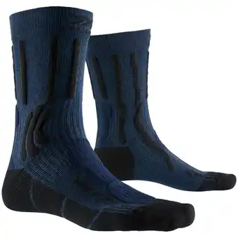 ANWB X-socks Trek Cotten Crew wandelsokken Dames Marineblauw aanbieding