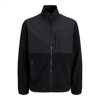 ANWB Jack & Jones Heren Marvin Fleece Jacket Zwart aanbieding