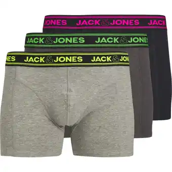 ANWB Jack & Jones Heren 3-Pack Jacethan Boxers Meerkleurig aanbieding