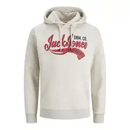 ANWB Jack & Jones Heren Logo Sweat Hood Wit aanbieding