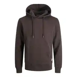 ANWB Jack & Jones Heren Basic Sweat Hood Bruin aanbieding