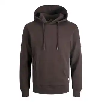 ANWB Jack & Jones Heren Basic Sweat Hood Bruin aanbieding