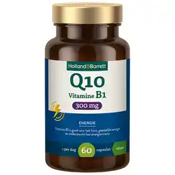 Holland & Barrett Holland & Barrett Q10 Vitamine B1 300mg - 60 capsules aanbieding