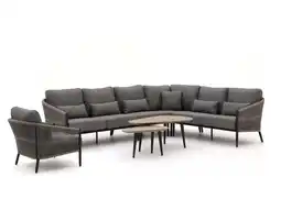 Kees Smit Bellagio Mineo/ROUGH-K hoek loungeset 7-delig aanbieding
