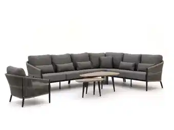 Kees Smit Bellagio Mineo/ROUGH-K hoek loungeset 7-delig aanbieding